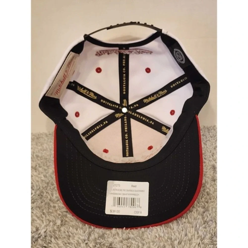Mitchell & Ness Chicago Blackhawks NHL Retrodome Adjustable Snapback Hat Cap NEW